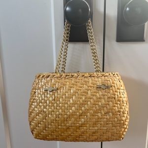 Vintage 70’s Resort Basket Weave Handbag